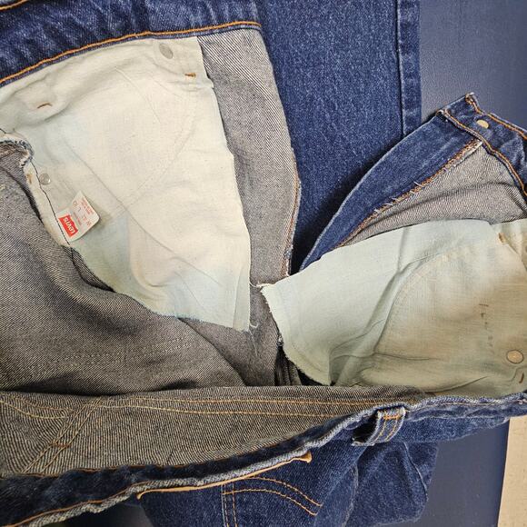 Levi's Vintage 90's Orange Tab  505 Jeans W42 L 30 Made in USA - Picture 11 of 15